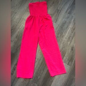 Vibrant Pink Women's Jumpsuit